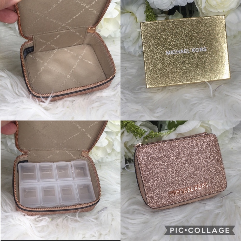 5PCS Michael Kors glitter mini Ciara xbody &wallet - Picture 5 of 8